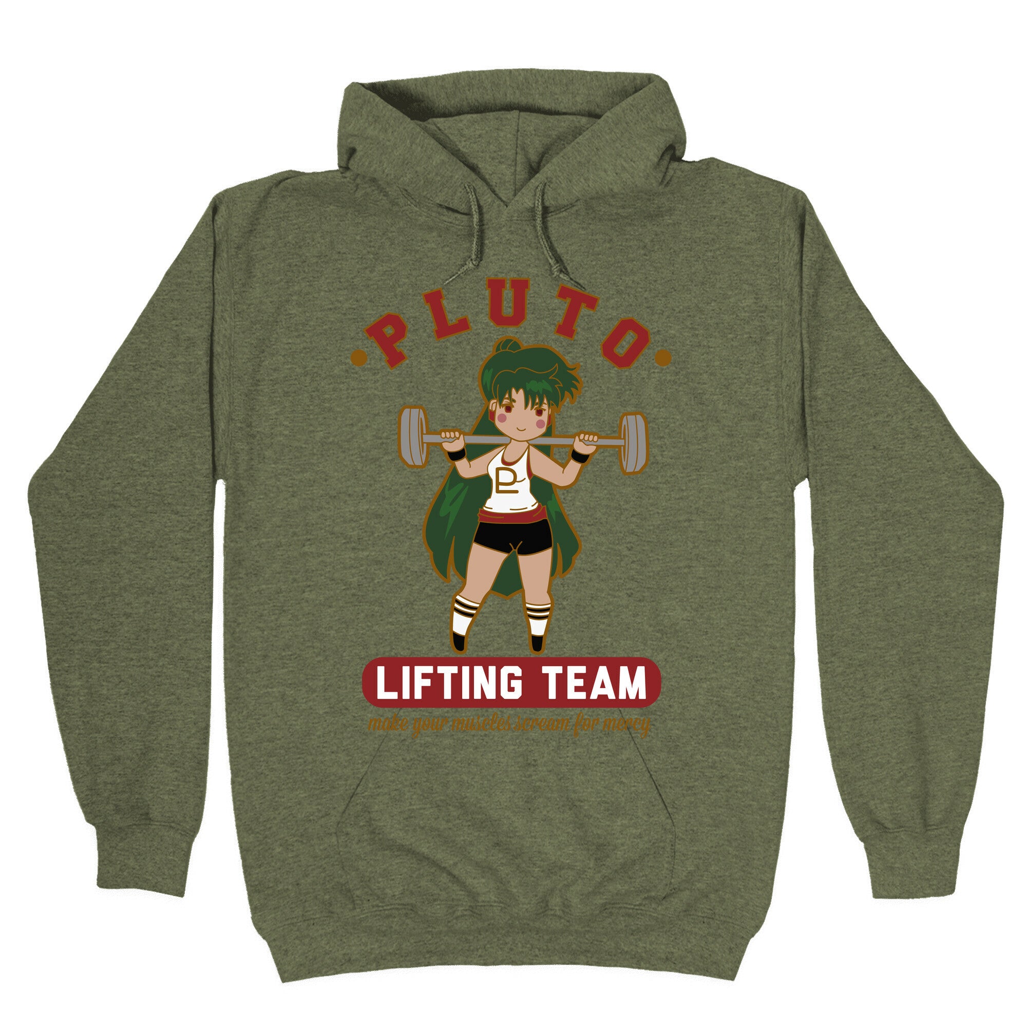 Pluto Lifting Team Parody Hoodie